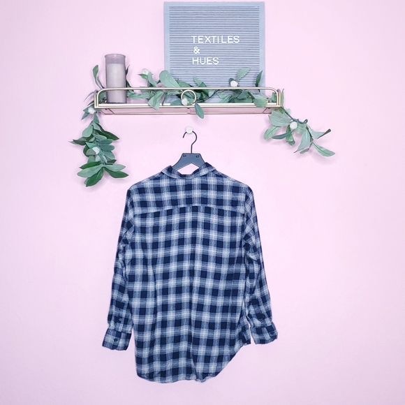 Madewell Oversized Boyfriend Flannel Shirt in Andover - Picture 14 of 14